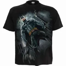 Unisex T-Shirt: Batman Call Of The Knight (Black) (Back Print) thumbnail