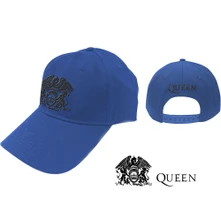 Queen, Šiltovka Black Classic Crest, Unisex, Modrá