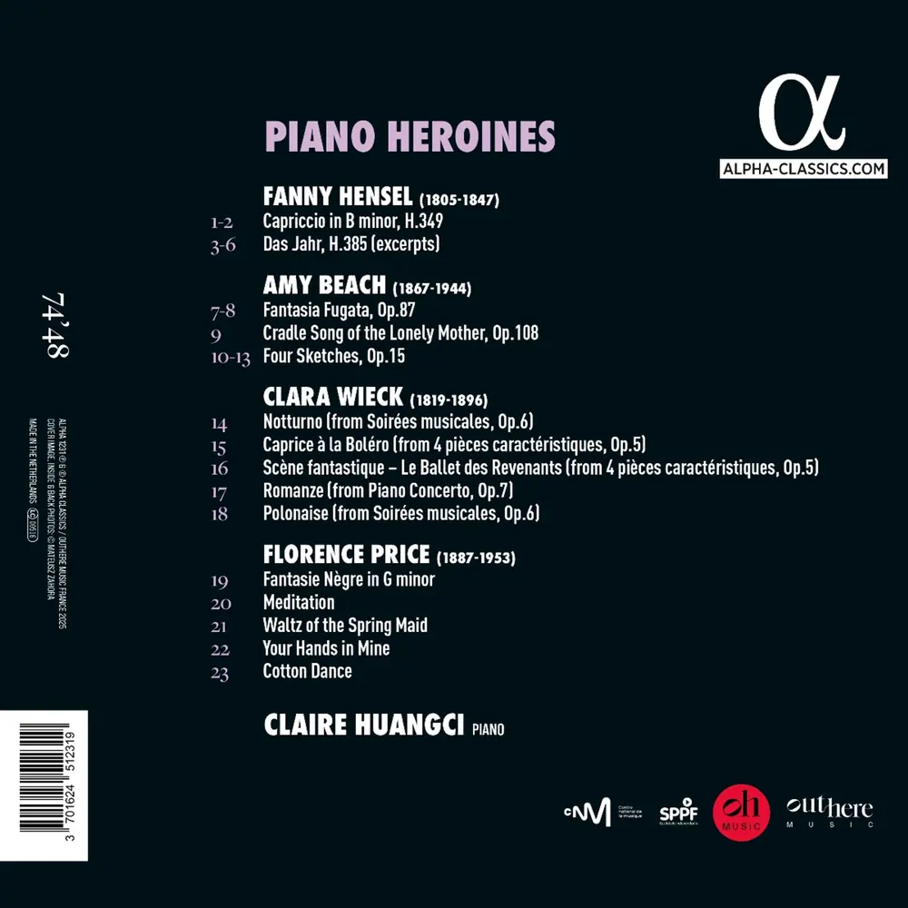 PIANO HEROINES: HENSEL, WIECK, BEACH, PRICE