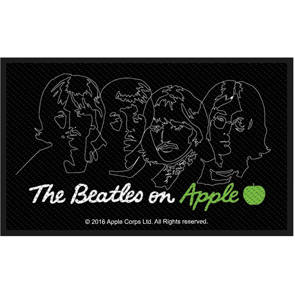 On Apple (White on Black)