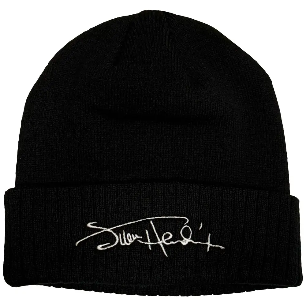 Unisex Beanie Hat: Signature Logo (Black)