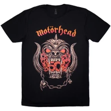 Motörhead, Tričko 50 Years Warpig Red Gradient, Unisex, Čierna