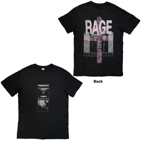 Unisex T-Shirt: Rage (Black) (Back Print)