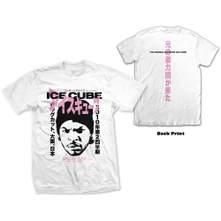 Ice Cube, Tričko Beanie Kanji, Unisex, Biela