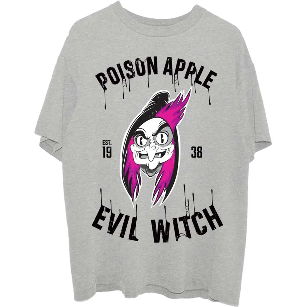 Snow White Evil Witch Poison Apple (Šedá) (Tričko)
