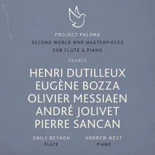 CD PROJECT PALOMA 4 FRANCE: SECOND WORLD WAR MASTERPIECES FOR FLUTE & PIANO