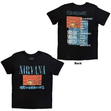 Nirvana, Tričko Waves, Unisex, Čierna
