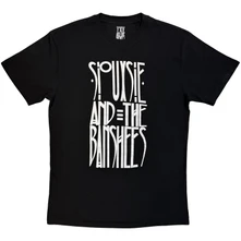 Siouxsie and the Banshees, Tričko Logo Mono, Unisex, Čierna