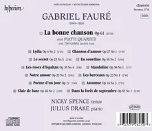 Nicky Spence – FAURE: LA BONNE CHANSON & OTHER SONGS (CD)