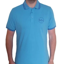 The Beatles, Polokošeľa Drum Logo, Unisex, Modrá