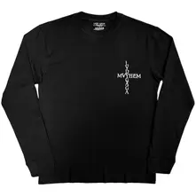 Unisex Long Sleeve T-Shirt: Mayhem (Black) (Back Print) thumbnail