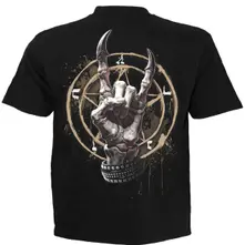 Unisex T-Shirt: Pure Metal (Black) (Back Print) thumbnail