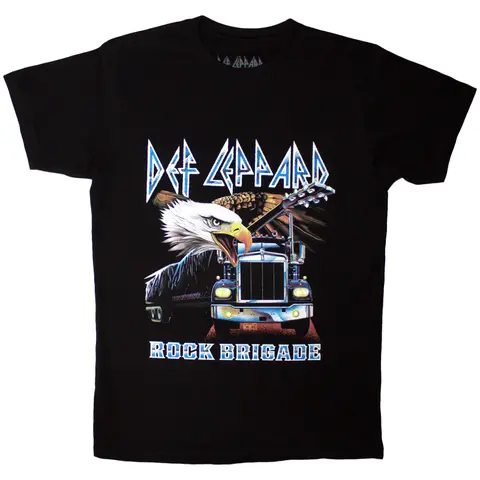 Unisex T-Shirt: Rock Brigade Truck (Black)