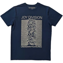Joy Division, Tričko Unknown Pleasures FP, Unisex, Modrá