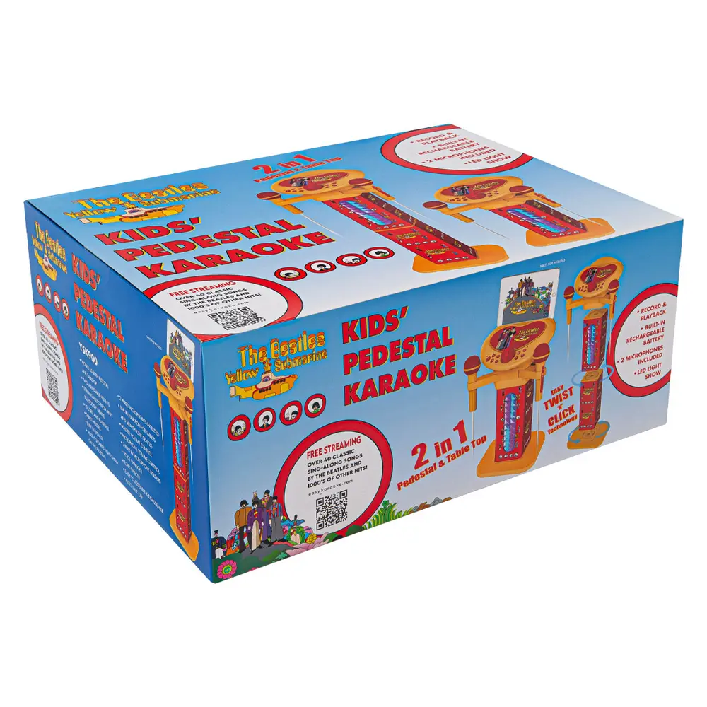 The Beatles – Yellow Submarine Pedestal (Pedestal Karaoke Speaker with 2 Microphones) (Reproduktor)