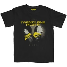 Twenty One Pilots, Tričko Back To Back, Unisex, Čierna