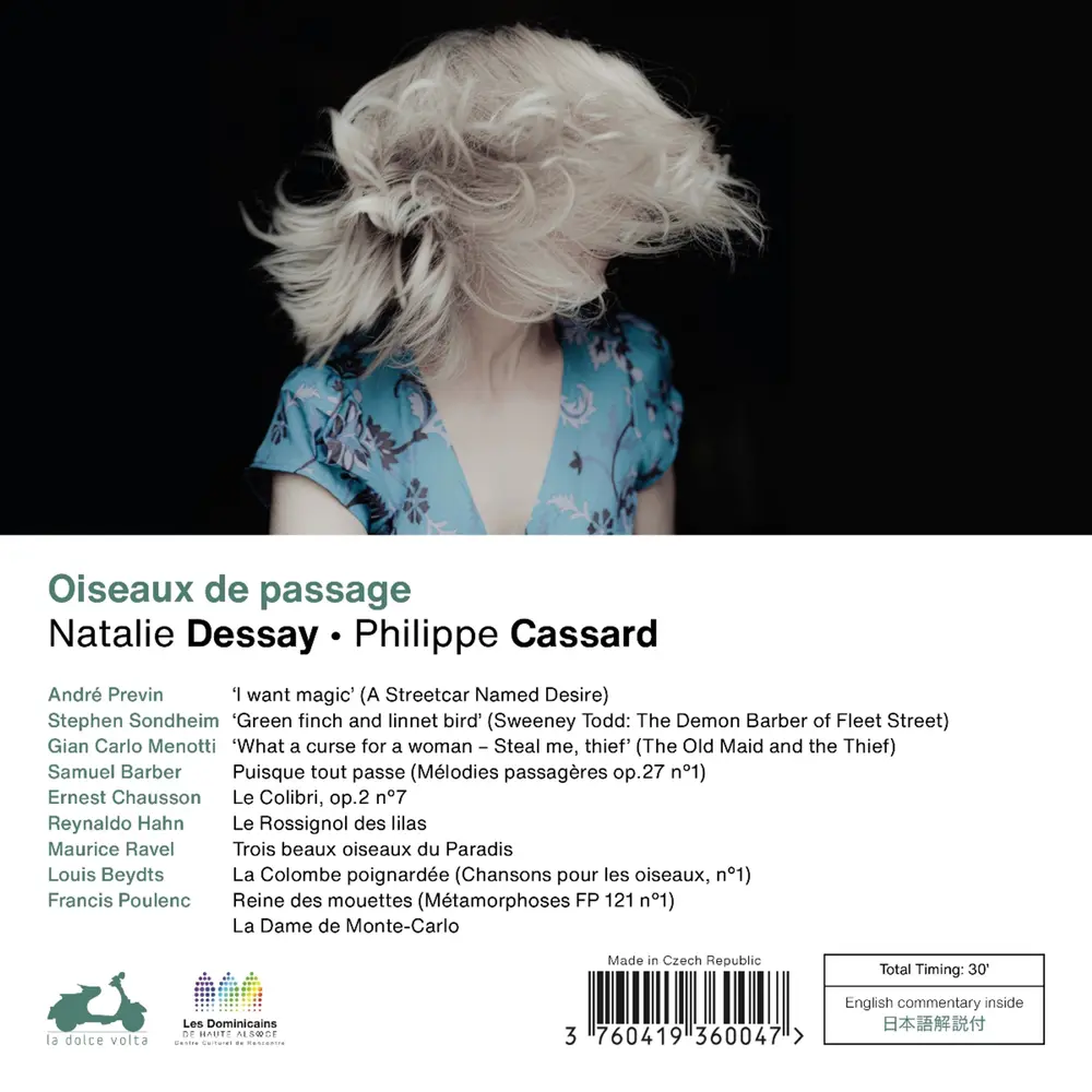 BARBER, CHAUSSON & POULENC: OISEAUX DE PASSAGE