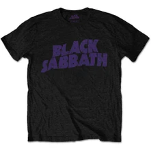 Black Sabbath, Tričko Wavy Logo, Dieťa, Čierna