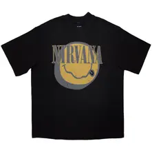 Unisex Oversized Boxy T-Shirt: Evergreen (Black) thumbnail