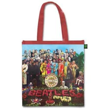 Taška Eco Shopper: Sgt Pepper Shiny Version (Red) (Back Print)