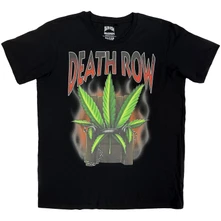 Death Row records, Tričko Leaf, Unisex, Čierna