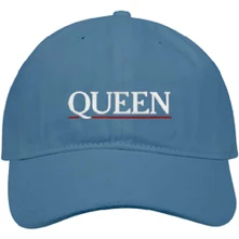Queen, Šiltovka Underline Logo, Unisex, Modrá
