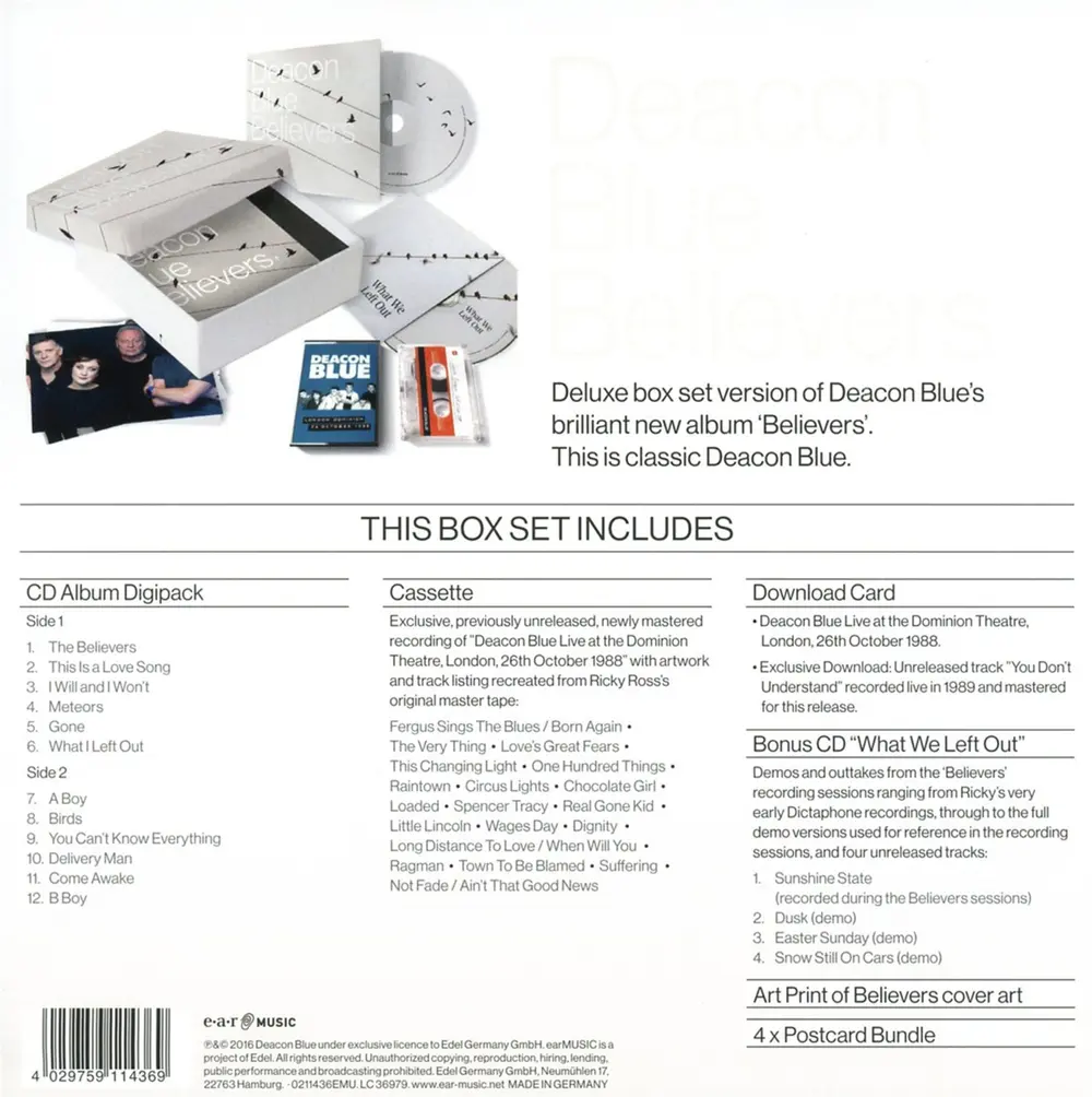 Deacon Blue – BELIEVERS (Deluxe) (CD)