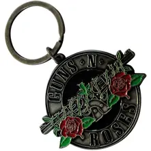 Guns N’ Roses – Silver Circle Logo (Kľúčenka)