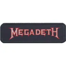 Megadeth – Logo Outline 2 (Nažehlovačka)