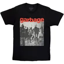 Garbage, Tričko Photo Segments, Unisex, Čierna