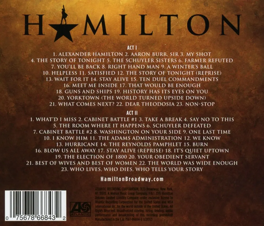 HAMILTON (ORIGINAL SOUNDTRACK)