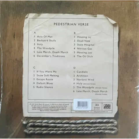 PEDESTRIAN VERSE LIMITED (INDIES)