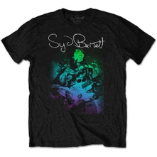 Syd Barrett, Tričko Psychedelic, Unisex, Čierna