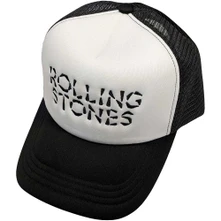 The Rolling Stones, Šiltovka Hackney Diamonds Logo, Unisex, Čierna/biela
