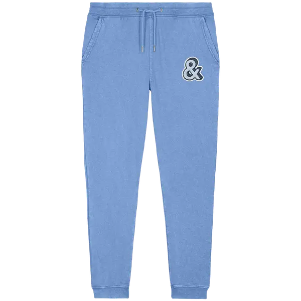 Apparel – Tracksuit & fuzzy patch jogger pants, Unisex, Blue