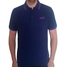 Black Sabbath, Polokošeľa Wavy Logo, Unisex, Modrá