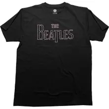 The Beatles – Drop T Embroidered (Čierna) (Tričko)