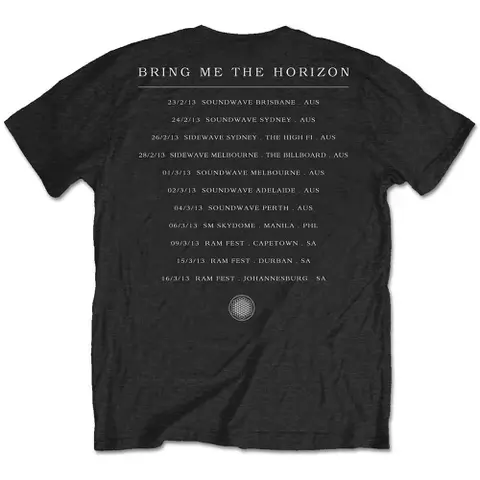 Bring me the horizon – Tričko Sempiternal Tour (Čierna), Unisex, Čierna