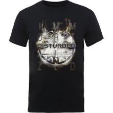 DISTURBED, Tričko Symbol, Unisex, Čierna