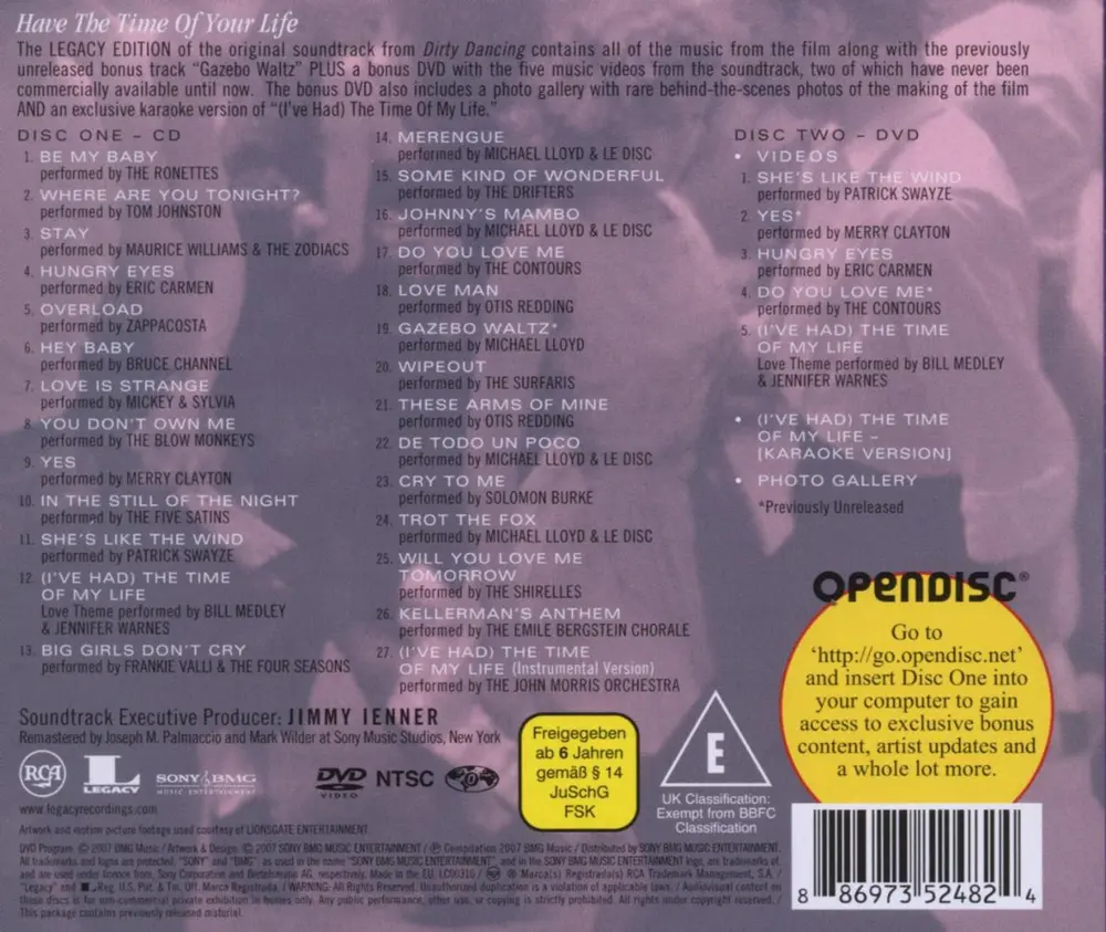 Dirty Dancing (Original Soundtrack From The Vestron Motion Picture)