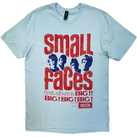 Unisex T-Shirt: Big Big Big (Light Blue)