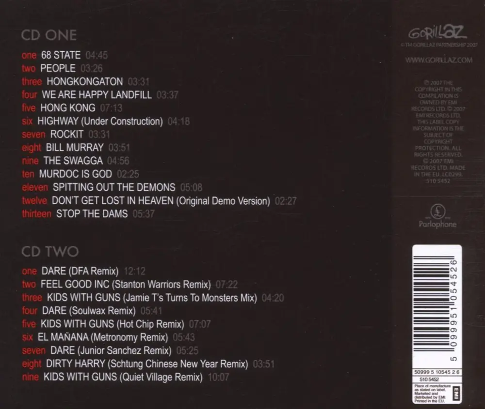 Gorillaz – D-SIDES (CD)
