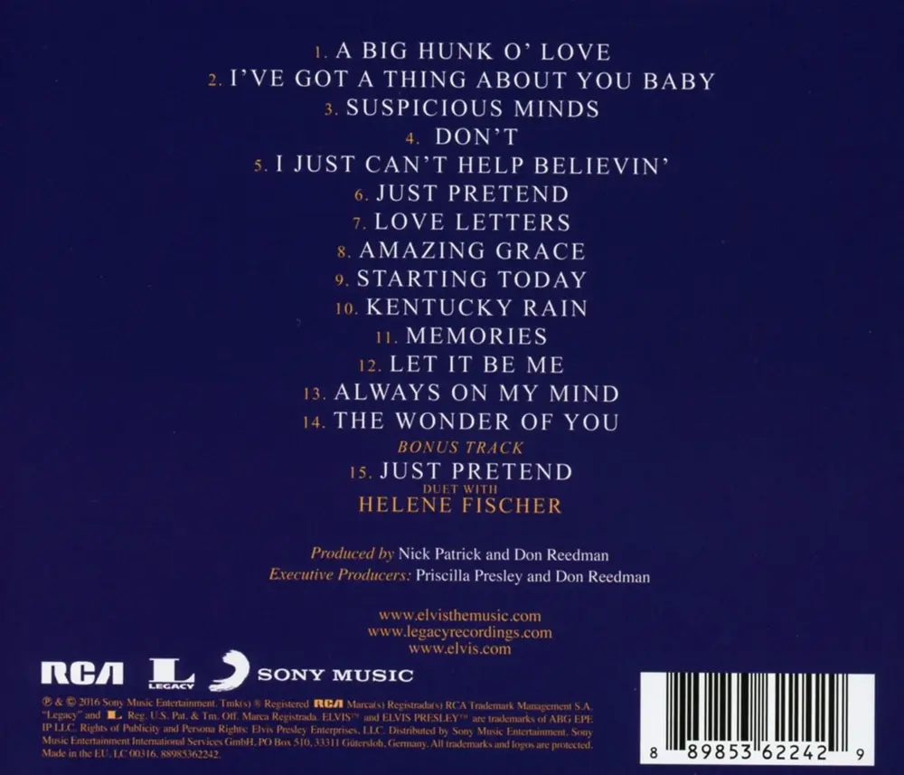WONDER OF YOU: ELVIS PRESLEY WITH THE ROYAL PHILHARMONIC ORCHESTRA