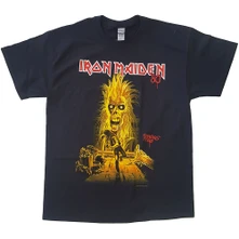 Iron Maiden, Tričko Debut Album 40th Anniversary, Unisex, Čierna