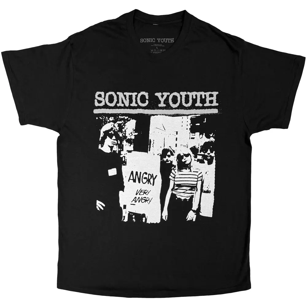 Unisex T-Shirt: Angry (Black)