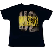 U2, Tričko I+E London Event 2015, Unisex, Modrá
