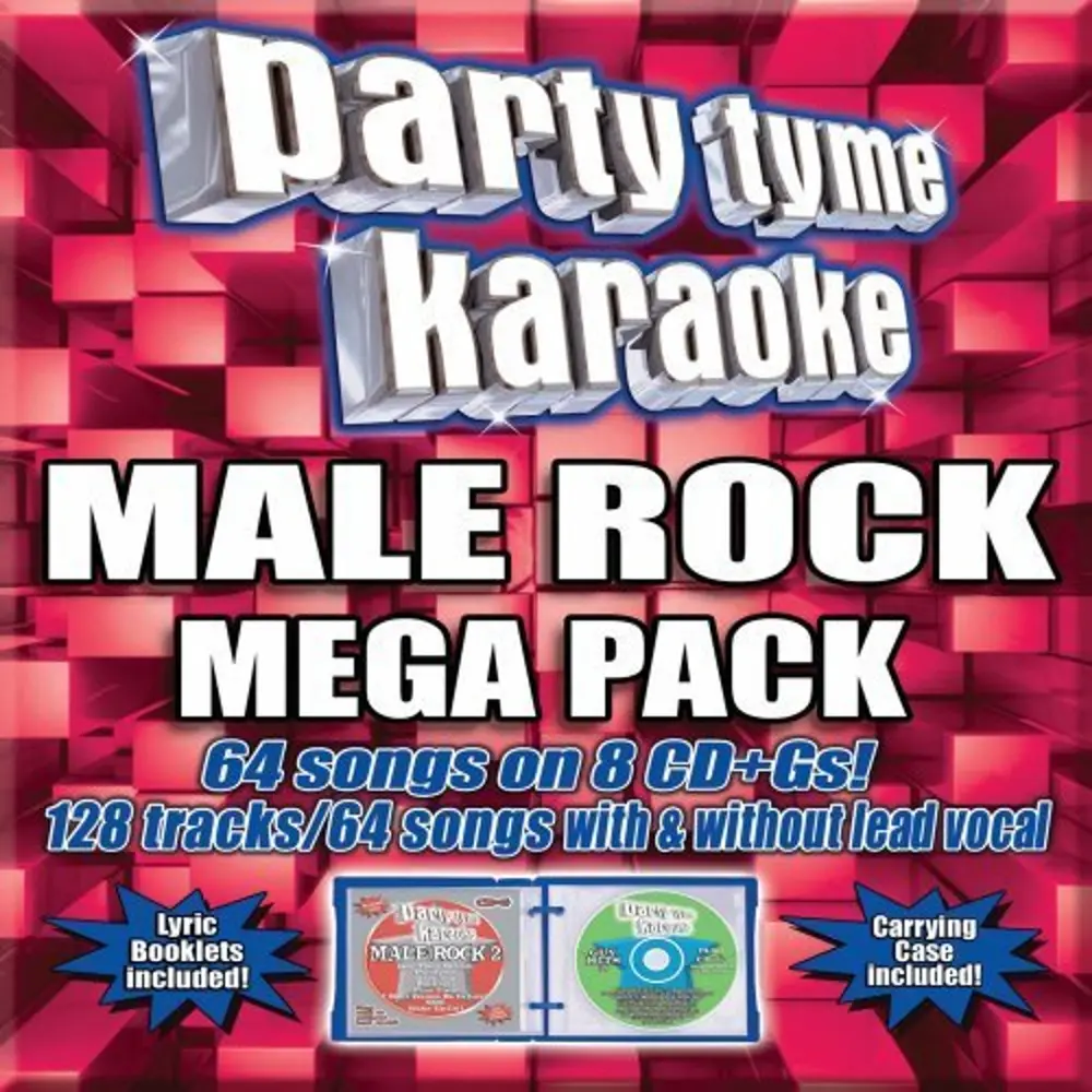 Various Artists – PARTY TYME KARAOKE MALE ROCK MEGA PACK (CD)