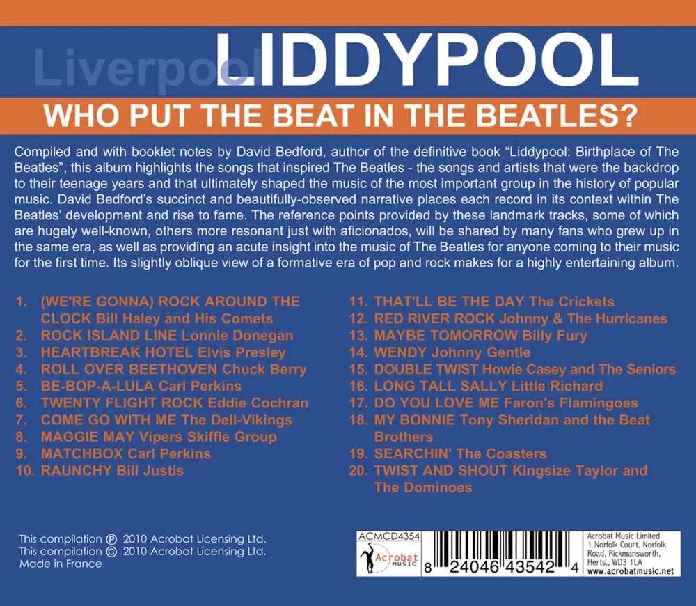 Various Artists – LIDDYPOOL: WHO PUT THE BEAT IN THE BEATLES (CD)