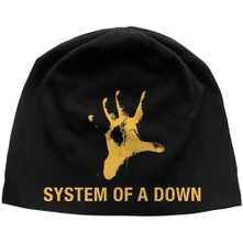 System of a Down, Čapica Hand JD Print, Unisex, Čierna