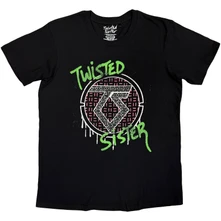 Twisted Sister, Tričko Come Out, Unisex, Čierna